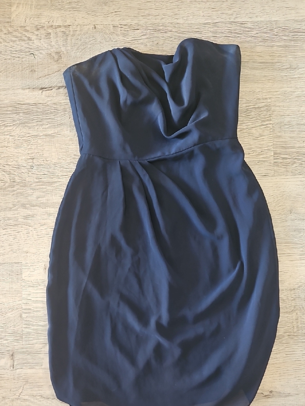 After Six Strapless Midnight Blue Cocktail Dress
